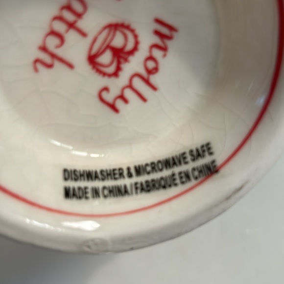 ANTHROPOLOGIE Molly Hatch Santa bowl - Picture 6 of 6